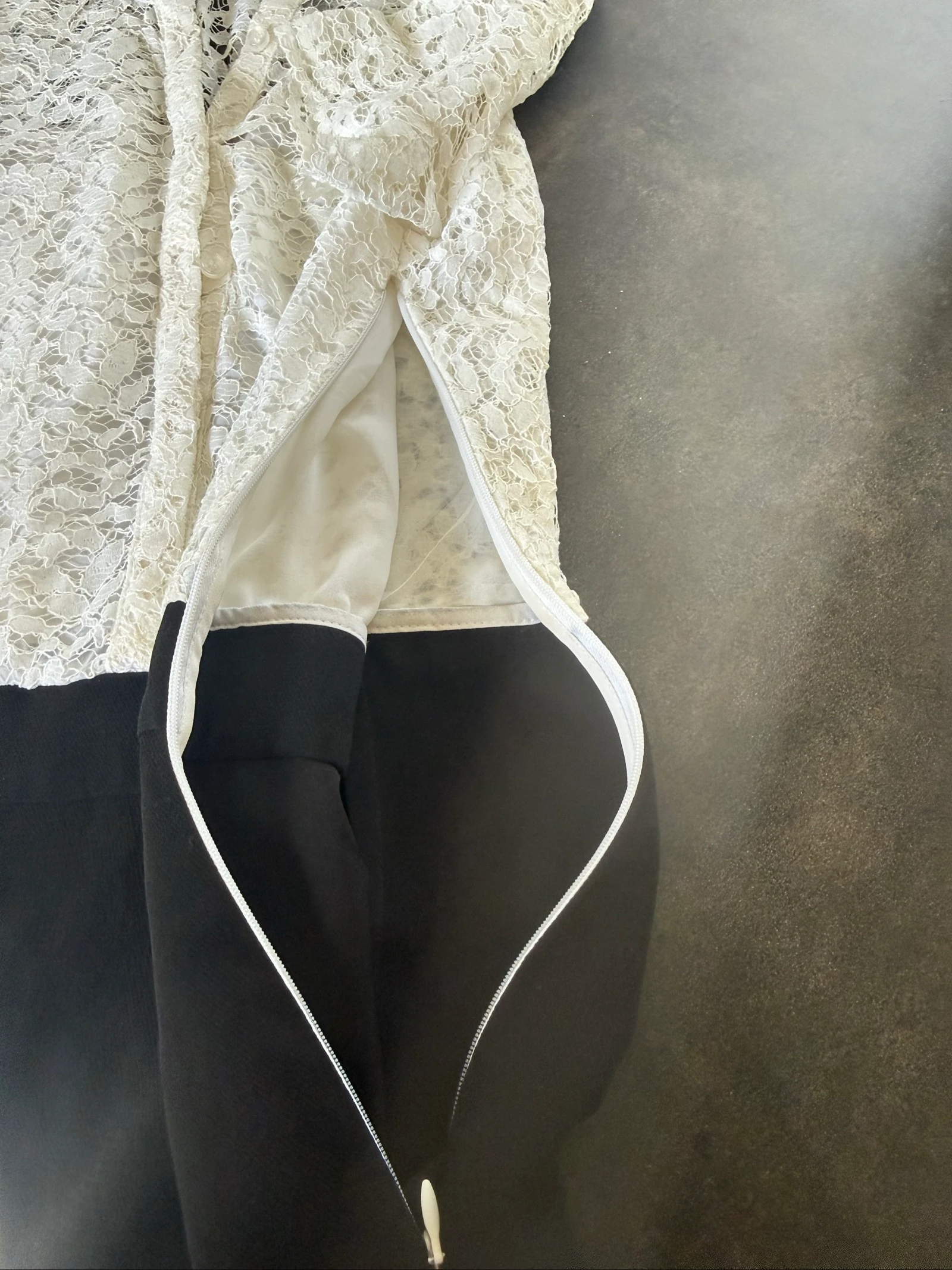 Vestido de dois materiais The Kooples – photo 5